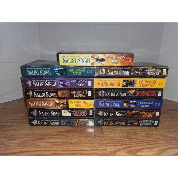 Nalini Singh Guild Hunters Lot of 13 Archangel - Picture 1 of 6